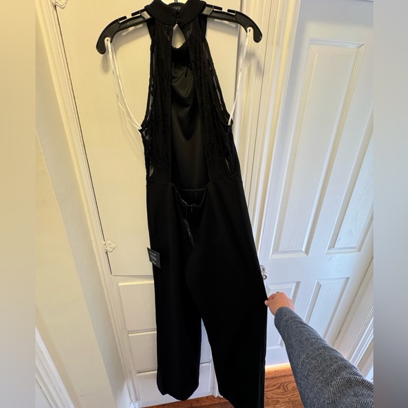 Lulus Sincerely Lovely Jumpsuit, black, size large - Picture 2 of 4